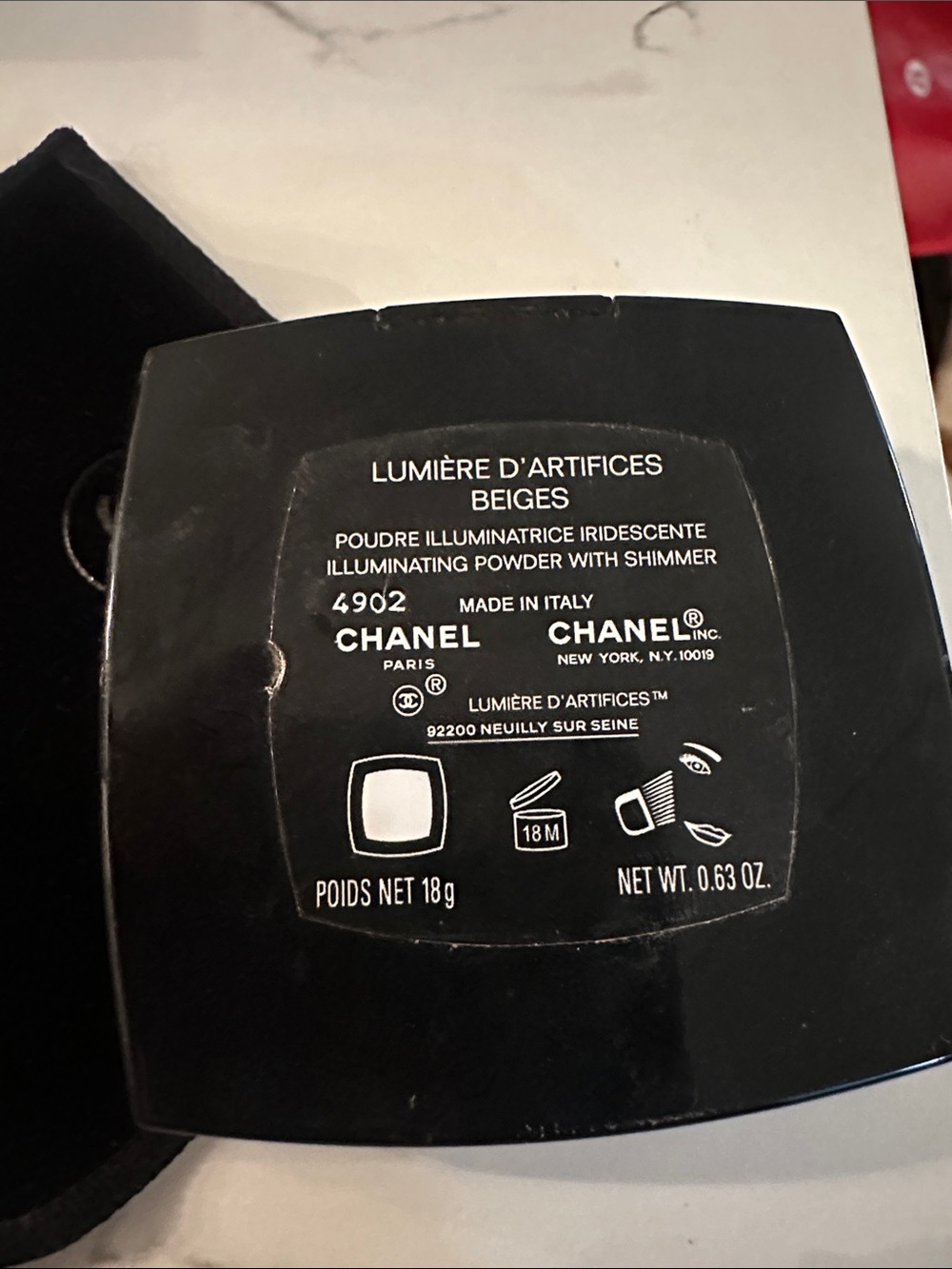 CHANEL Compact Powder Duo in White & Black Cases with Assorted Makeup - Picture 10 of 11